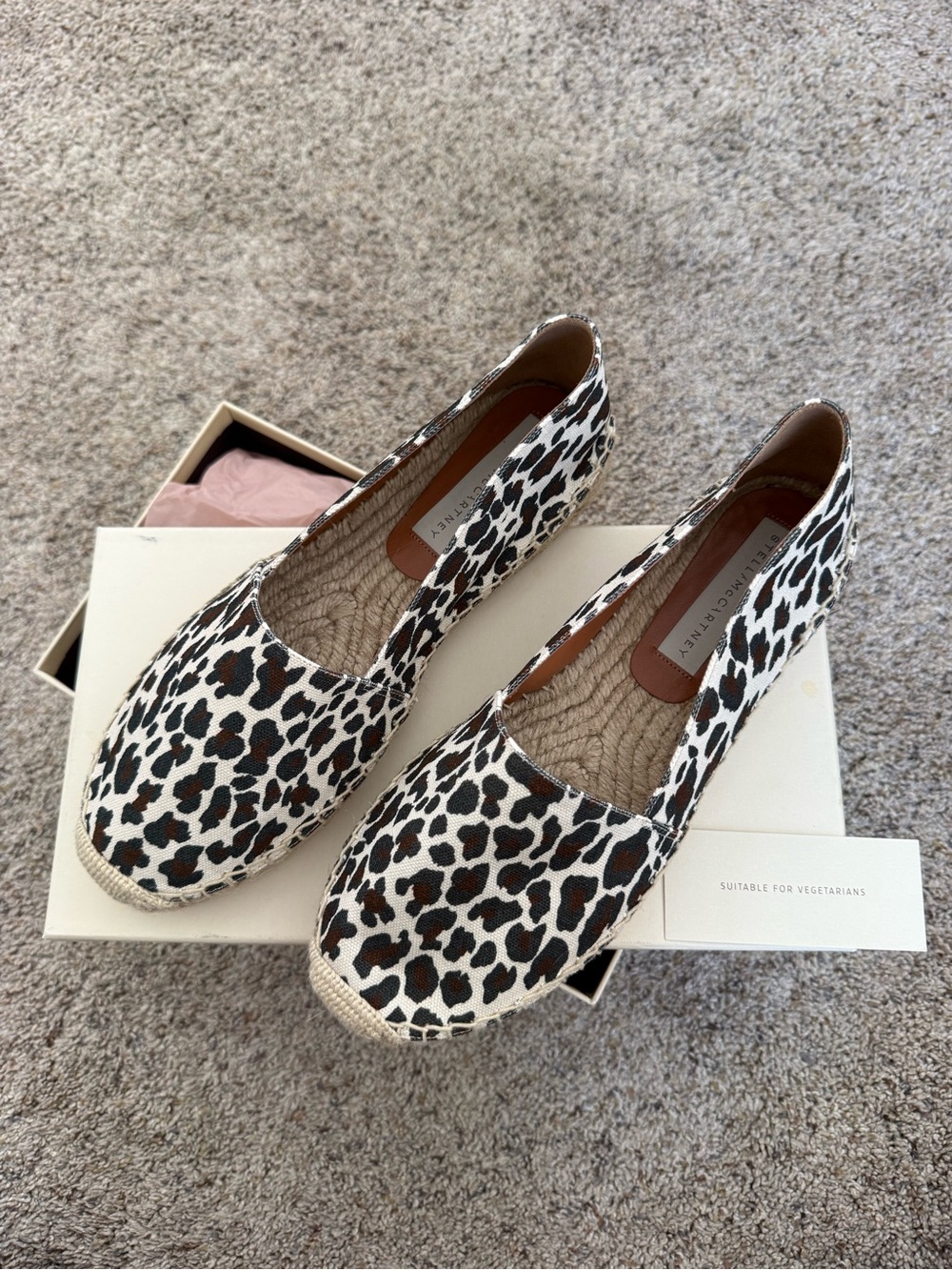Vintage Stella McCartney Print Espadrille Flats - Women's Casual Slip-Ons